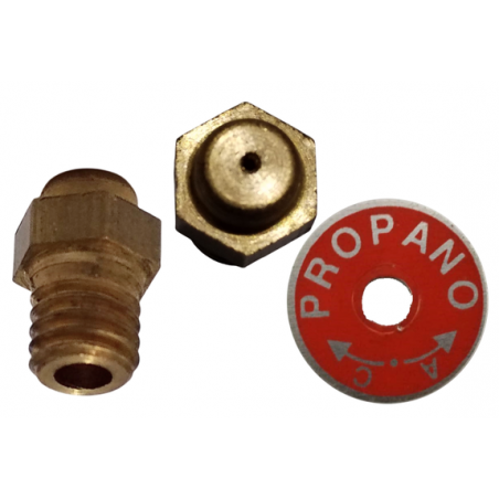 UGELLO + TARGHETTA PER BUNSEN METANO Dentalfarm