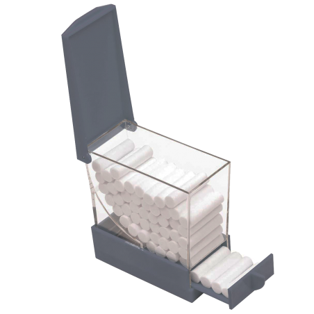 PORTA RULLI COTONE A CASSETTO GRIGIO