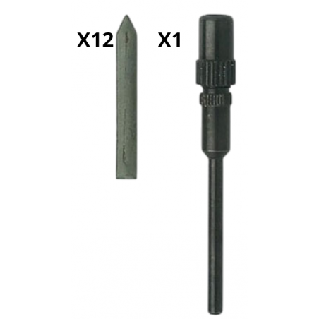 Punte MINI POINTS VERDE 12+1mandrino
