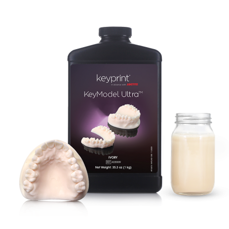 KEYMODEL ULTRA IVORY RESINA-3D da 1 KG.
