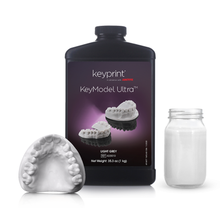KEYMODEL ULTRA GREY RESINA-3D da 1 KG.