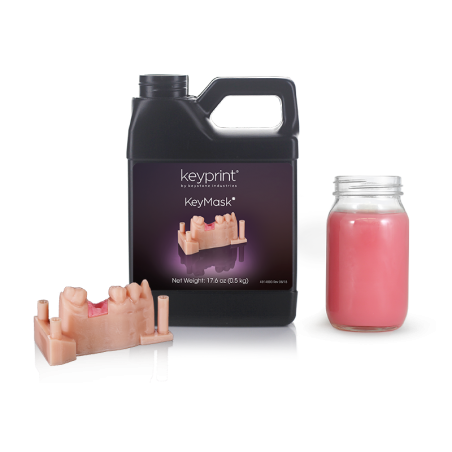 KEYMASK ROSA RESINA-3D da 0,5 Kg.