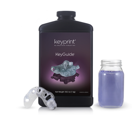KEYGUIDE RESINA-3D trasparente da 0,5 Kg.