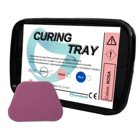 PLACCHE ROSA FOTOPOLIMERIZZANTI CURING TRAY