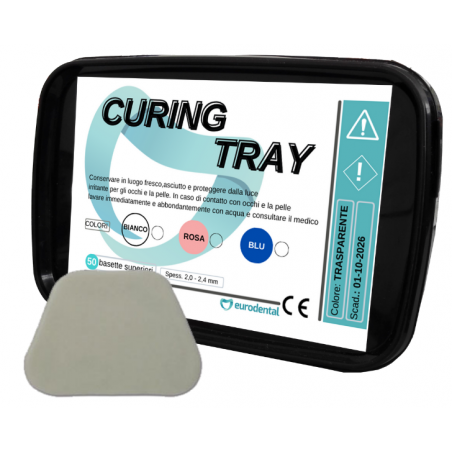 PLACCHE BIANCO/TRASP. FOTOPOLIMERIZZANTI CURING TRAY
