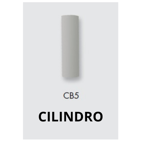 Gommini abrasivi col. grigio forma: CILINDRO 60 pz.