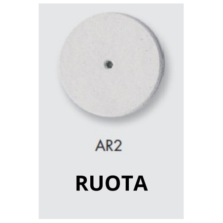 Gommini abrasivi, bianchi, forma: ruota 30 pz.