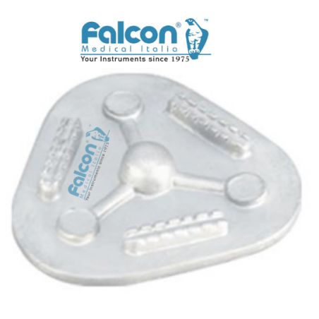 PIASTRA METALLO PER ARTICOLATORI FALCON MEDICAL