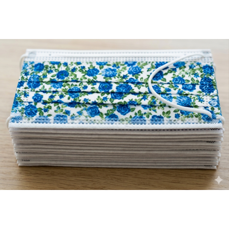 Mascherine chirurgiche fantasia 3 STRATI da 10 pz. (tipo IIR)