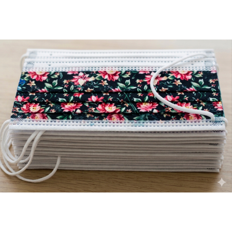 Mascherine chirurgiche fantasia 3 STRATI da 10 pz. (tipo IIR)