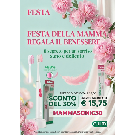 GUM SONIC SENSITIVE KIT TESTINA +RICAMBIO TESTINE ROSA