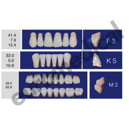DENTI ERAY DELUXE "F3" 3 STRATI (bocca completa)