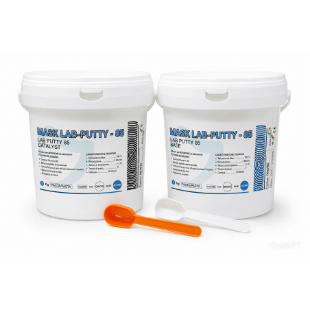 SILICONE 85 shore MASK LAB-PUTTY (5+5 kg.)