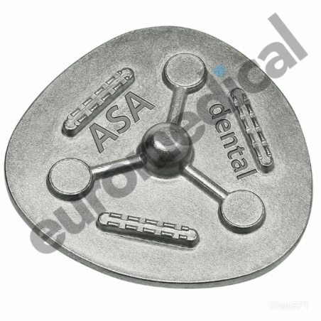 PIASTRA METALLO PER ARTICOLATORI ASA DENTAL