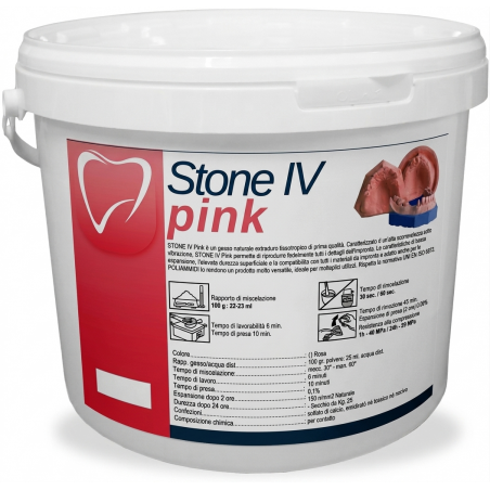 GESSO STONE IV Pink Secchio da 25 Kg.