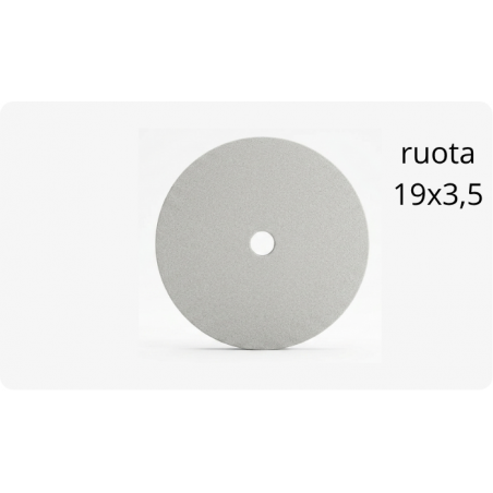 Gommini abrasivi, grigio, forma: ruota 50 pz (+10 omaggio)