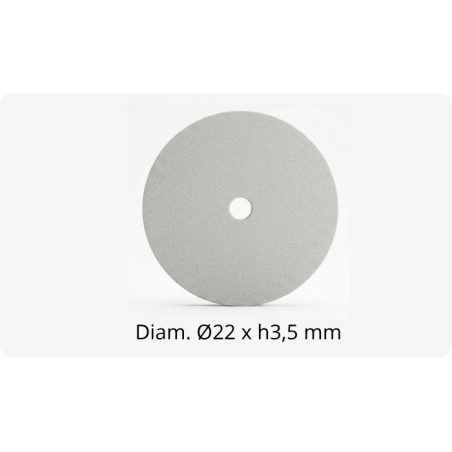Gommini abrasivi, grigio, forma: ruota 50 pz (+10 omaggio)