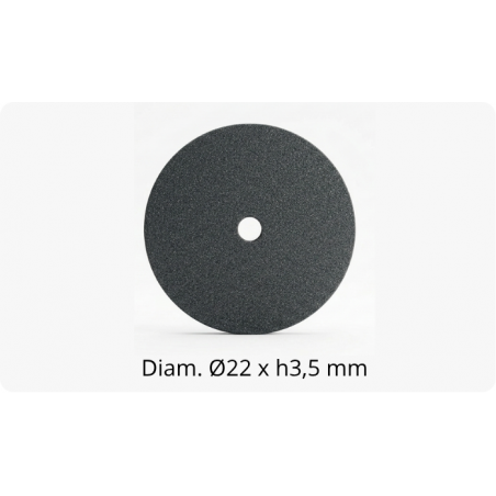 Gommini abrasivi, grigio scuro , forma: ruota 50 pz