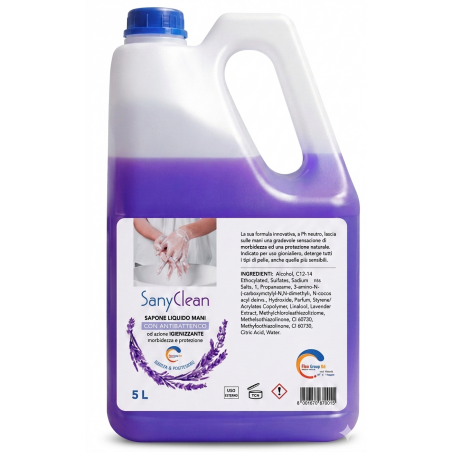 SanyClean SAPONE MANI LIQUIDO Flacone 1x5000 ml