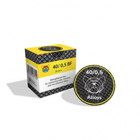 Dischi telato per porcellana e zirconio 40/0,5 BF