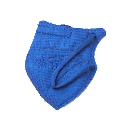 Mascherine FFP2 XS-SMALL BLU ELETTRICO 5 strati IMBUSTATE SINGOLARMENTE